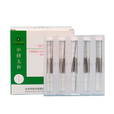 Zhongyan Taihe উচ্চ মানের 500pcs disposable নির্বীজন অ্যাকুপাঙ্কচার সূঁচ অ্যাকুপাঙ্কচার থেরাপি