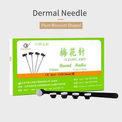 গুণ  ISO13485 Plum Blossom 7 Star Needle Acupuncture With 12 Replaceable Heads কারখানা