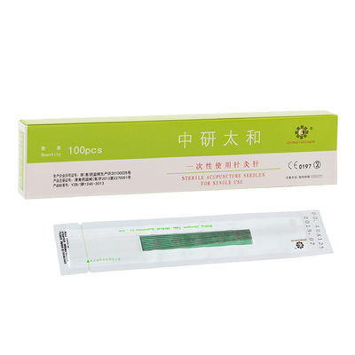 ডায়ালাইসিস স্টেইনলেস স্টীল আকুপাংচার সূঁচ ডিসপোজেবল সুজোক আকুপাংচার সূঁচ