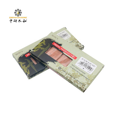 প্লাস্টিক হ্যান্ডেল আকুপাংচার প্রেস নিডেলস GB 2024-2016 কার্যকরী এবং আরামদায়ক চিকিৎসার জন্য নিরাপত্তা মান