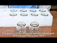 চীনা অ্যান্টি এজিং স্বচ্ছ কাঁচের ভ্যাকুয়াম কাপিং সেট মুখ ও শরীরের জন্য