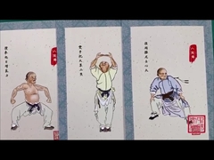 সৃজনশীল চীনা ঔষধ সংস্কৃতি পোস্টকার্ড